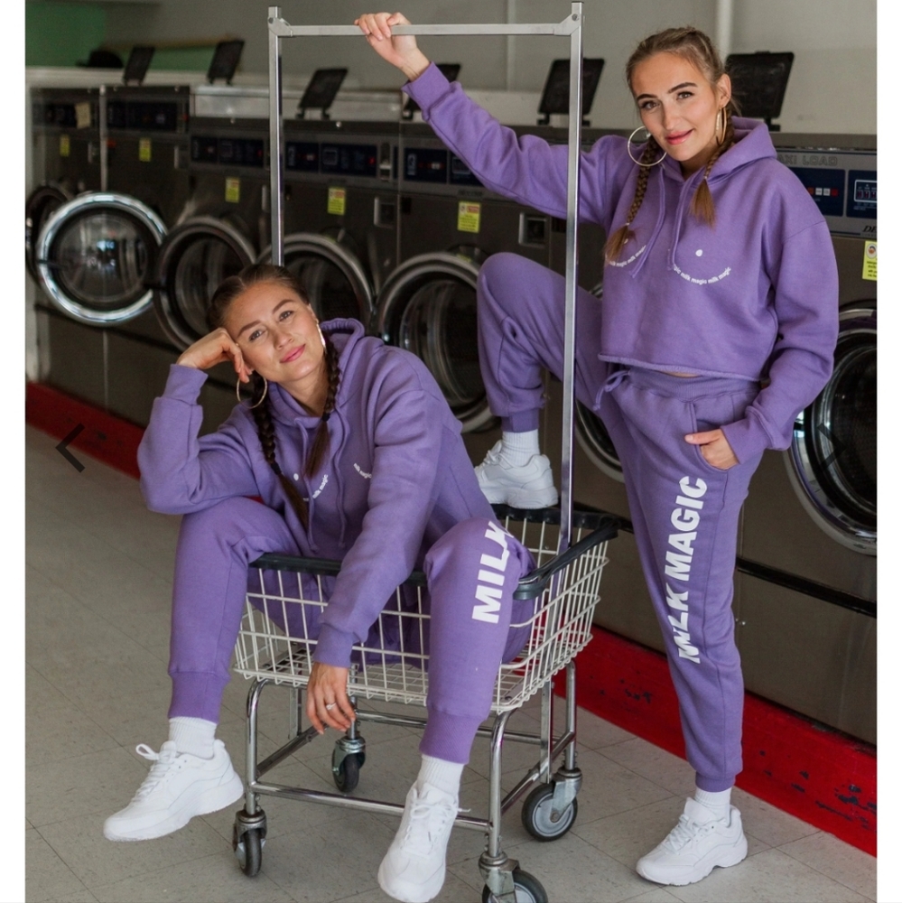 Milk Magic Crop Hoodie